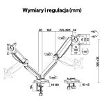LVN System Uchwyt na monitor M2 Pro