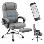 Fotel biurowy z masażem Mark Adler Boss 6.0 Grey