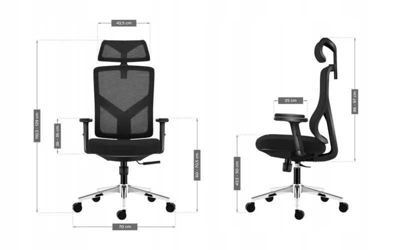 Fotel ergonomiczny Mark Adler Manager 3.3 Black