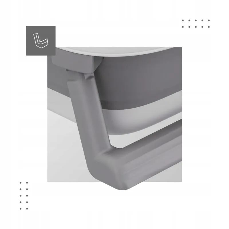 Wanienka DO KĄPIELI Składana DLA DZIECKA Tulano Bathe 25 Grey
