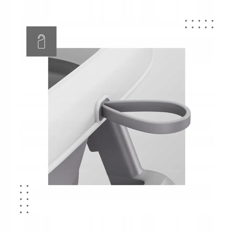 Wanienka DO KĄPIELI Składana DLA DZIECKA Tulano Bathe 25 Grey