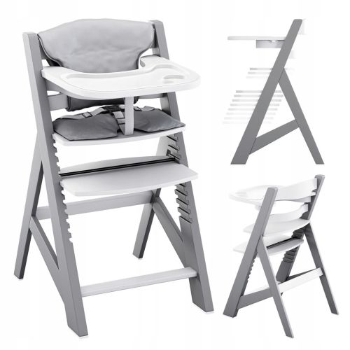 Krzesełko do karmienia TULANO Morsel 40 Grey-White