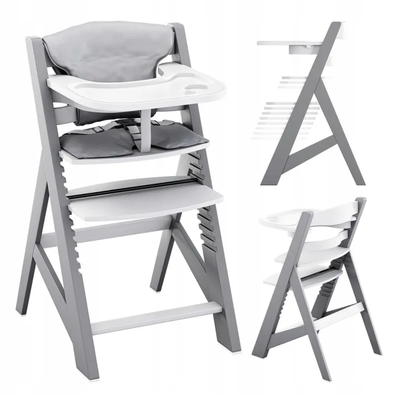 Krzesełko do karmienia TULANO Morsel 40 Grey-White