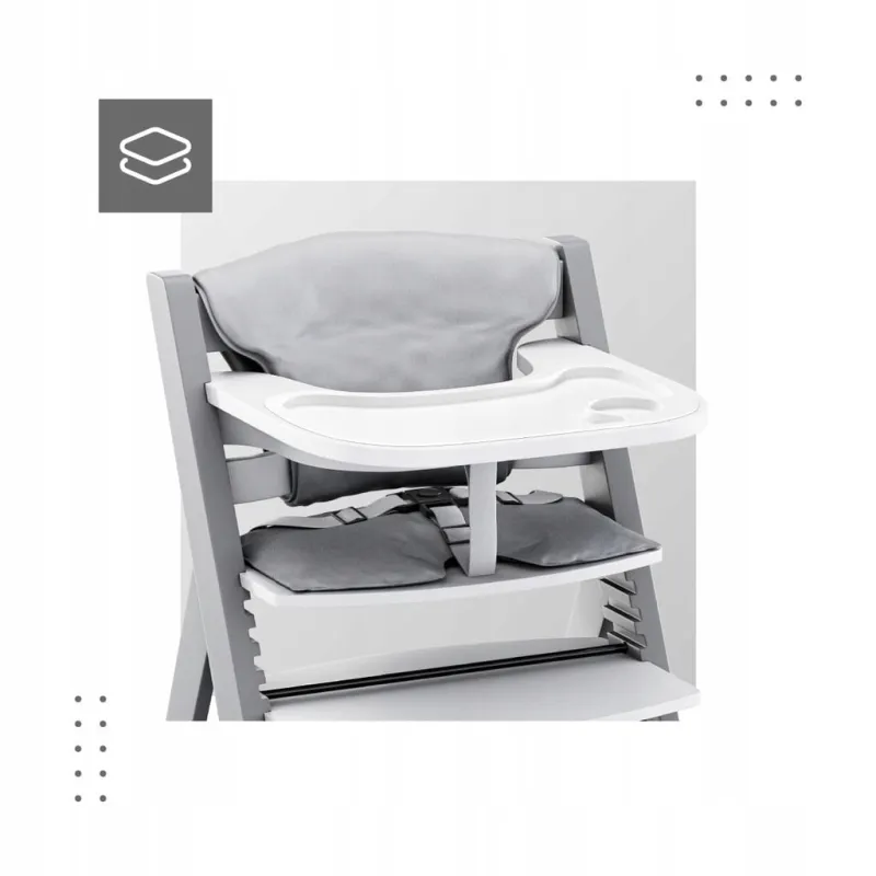 Krzesełko do karmienia TULANO Morsel 40 Grey-White