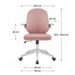 Fotel obrotowy dla dzieci Mark Adler Junior 4.0 Pink