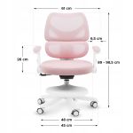 Fotel obrotowy Mark Adler Junior 5.3 Pink