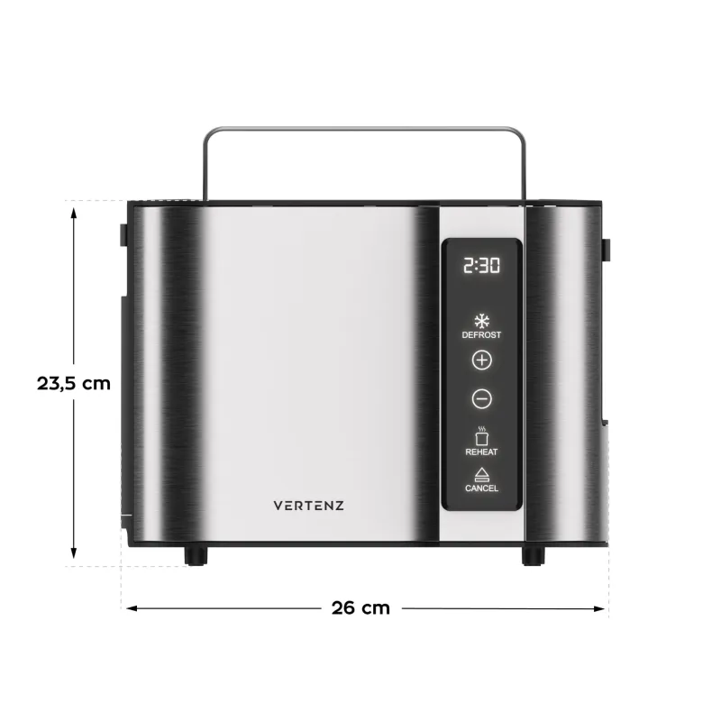 Toster z wyświetlaczem LCD Vertenz Crispy 50