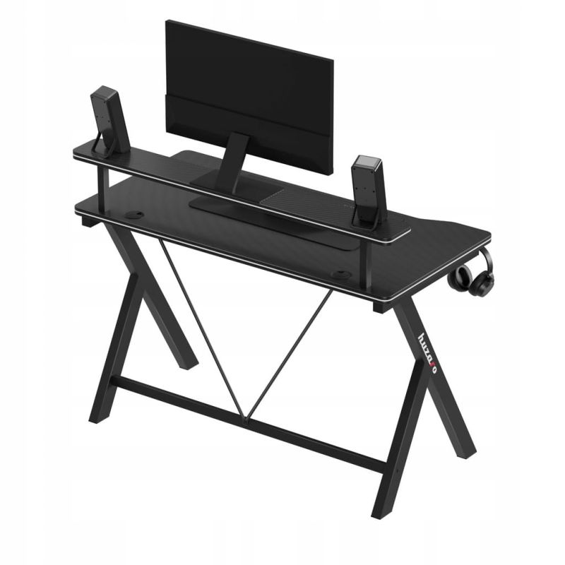 Biurko gamingowe 120 cm Huzaro Hero 1.9 Black