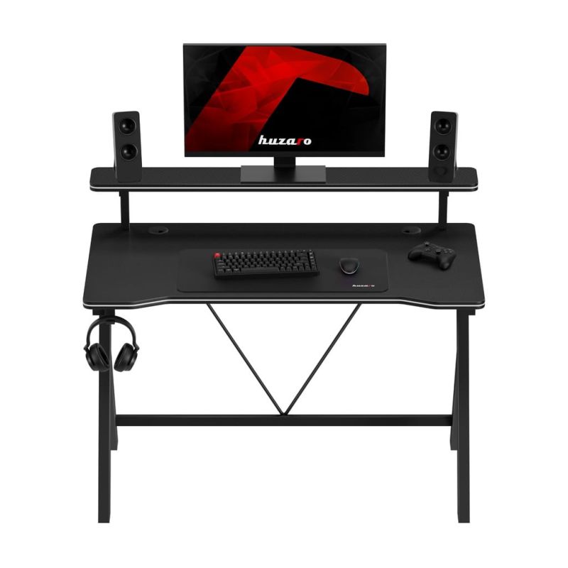 Biurko gamingowe 120 cm Huzaro Hero 1.9 Black
