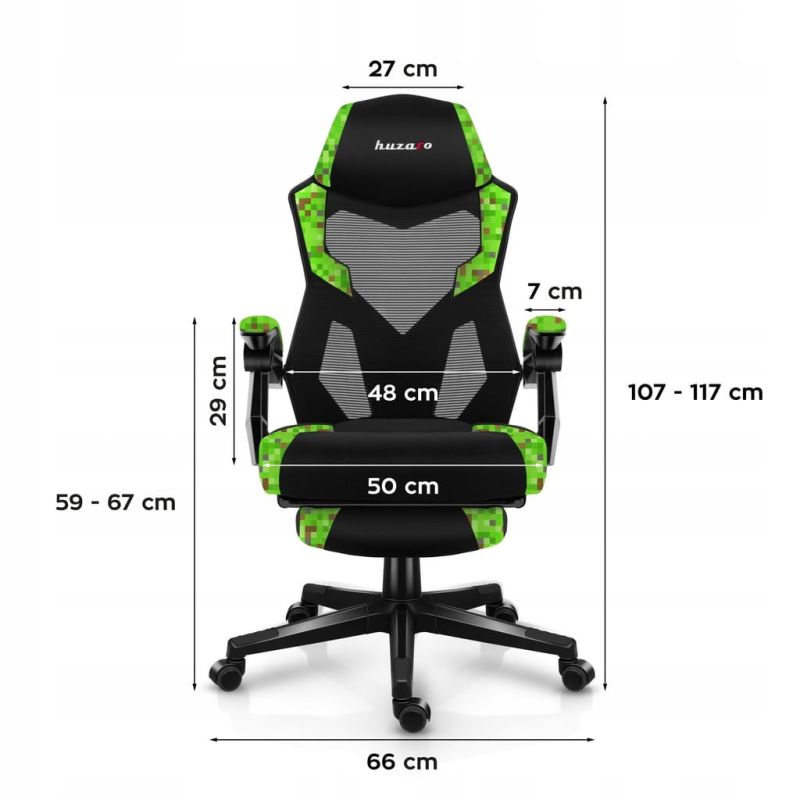 Fotel gamingowy Huzaro Combat 3.1 Pixel