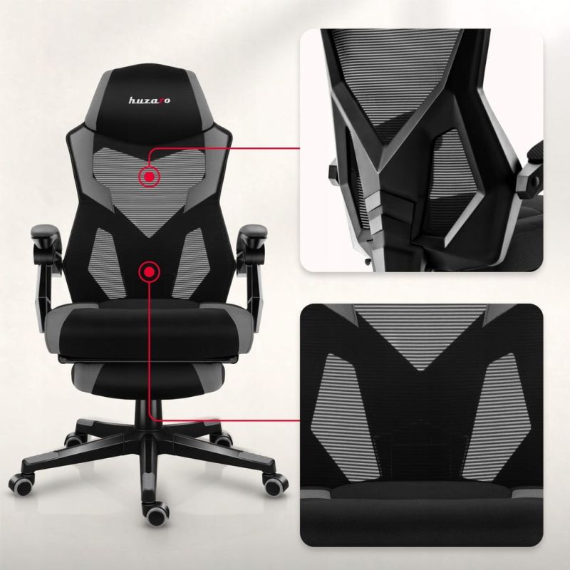Fotel gamingowy Huzaro Combat 3.1 Grey