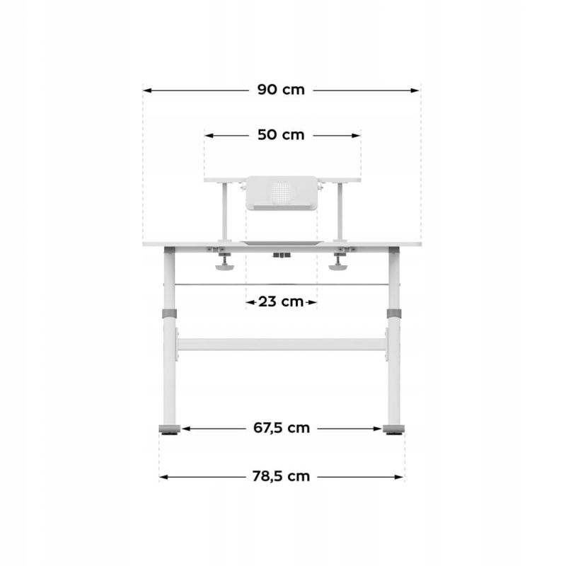 Biurko dla dzieci Mark Adler Study 3.7 Grey