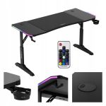 Biurko gamingowe LED Huzaro Hero 3.6 RGB Black
