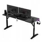 Biurko gamingowe Huzaro Hero 4.6 RGB Black 160 cm