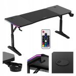 Biurko gamingowe Huzaro Hero 4.6 RGB Black 160 cm