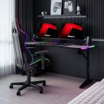 Biurko gamingowe Huzaro Hero 4.6 RGB Black 160 cm