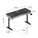 Biurko gamingowe Huzaro Hero 3.6 Black