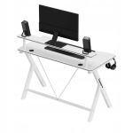 Biurko gamingowe 120 cm Huzaro Hero 1.9 White
