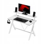 Biurko gamingowe 120 cm Huzaro Hero 1.9 White