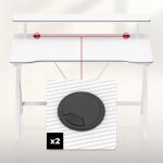 Biurko gamingowe 120 cm Huzaro Hero 1.9 White