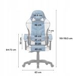 Fotel gamingowy Huzaro Force 2.7 Blue