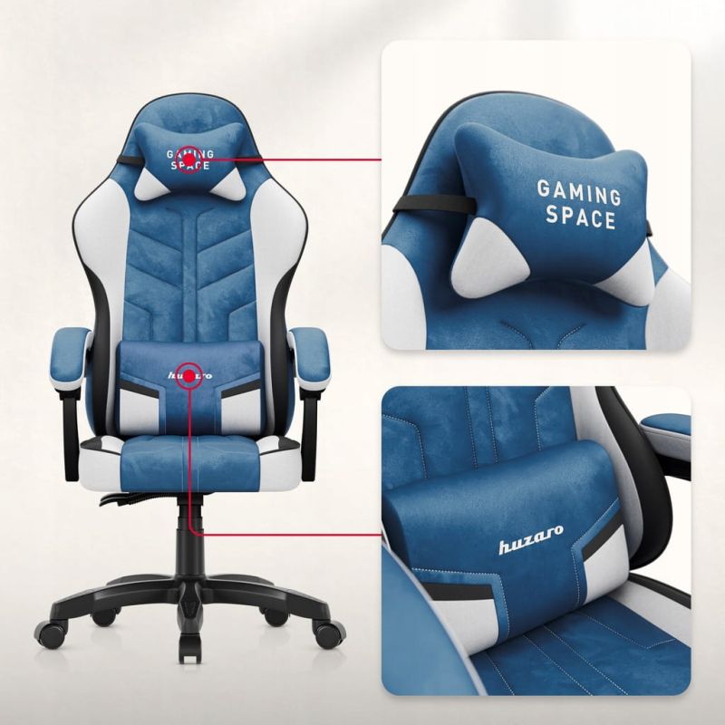 Fotel gamingowy Huzaro Force 2.7 Blue