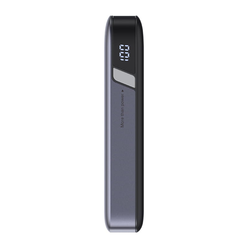 Powerbank UGREEN PB527 10000mAh 30W z kablem USB-C (szary)
