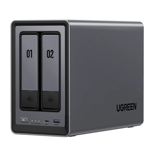 Serwer plików NAS Ugreen DXP2800, 2-dyskowy, Intel N100, 8GB DDR5, 2.5GbE, 4K HDMI
