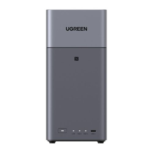 Serwer plików NAS Ugreen DH2300, 2-dyskowy, A72+A53, 4GB DDR4, 1GbE, 4K + kabel HDMI