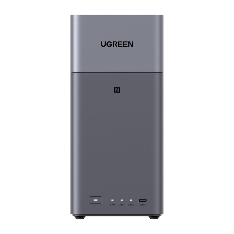 Serwer plików NAS Ugreen DH2300, 2-dyskowy, A72+A53, 4GB DDR4, 1GbE, 4K + kabel HDMI