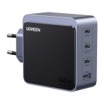 Ładowarka sieciowa UGREEN Nexode S 140W 3xUSB-C USB-A GaN (szara)