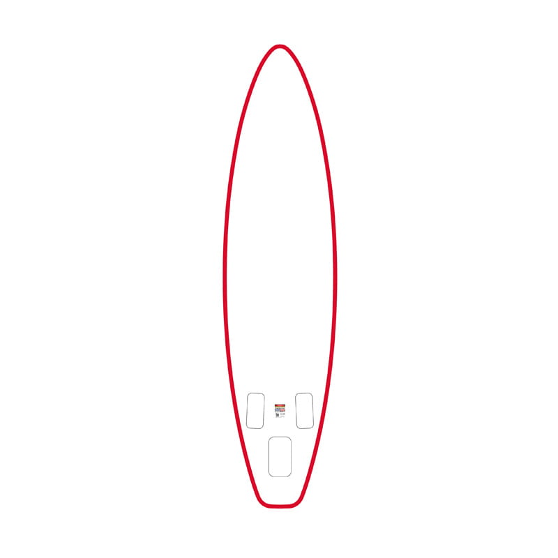 Deska do pływania SUP FunWater SUPFW69C 3,35m (czerwono-biała)