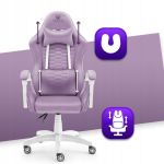 Fotel gamingowy HELL'S CHAIR HC-1000 Purple tkanina