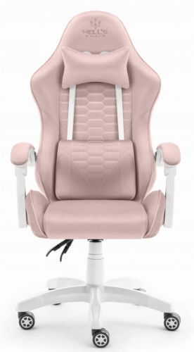 Fotel gamingowy Hell's Chair HC-1000 Pink tkanina