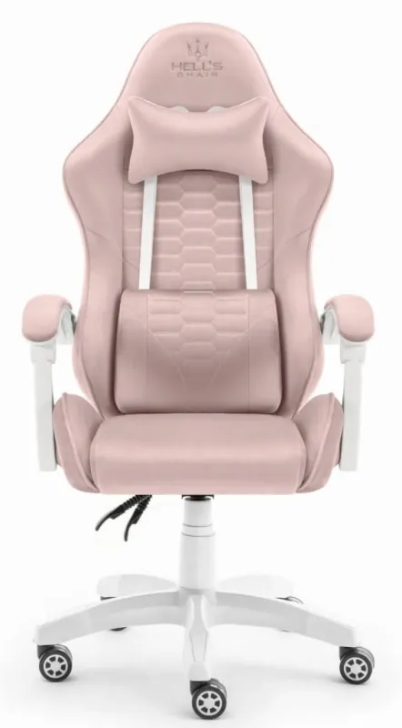 Fotel gamingowy Hell's Chair HC-1000 Pink tkanina