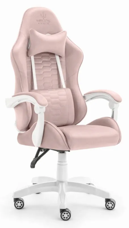 Fotel gamingowy Hell's Chair HC-1000 Pink tkanina