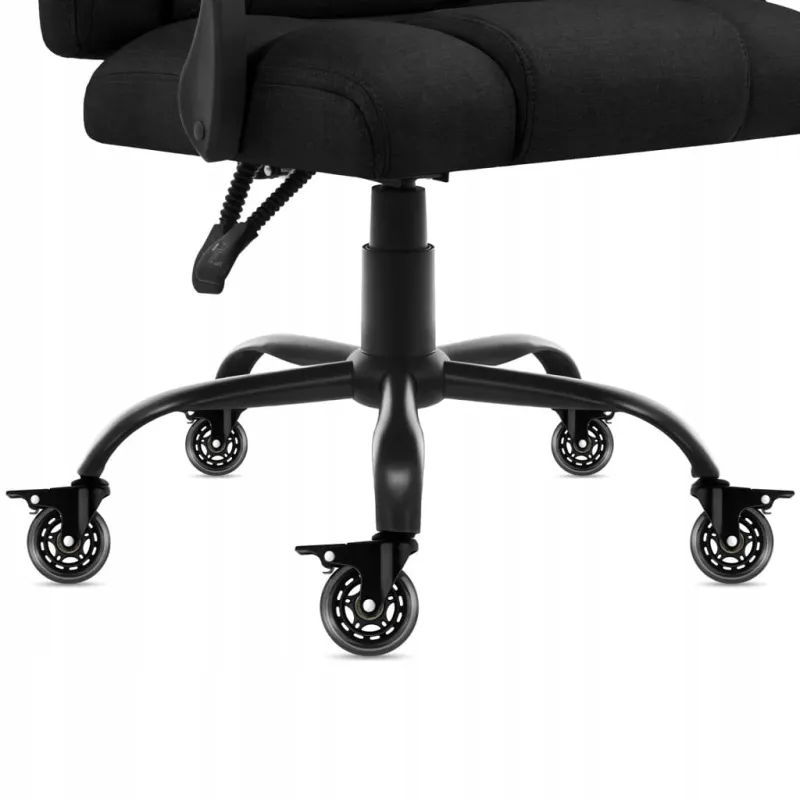 Kółka Kauczukowe z Hamulcem Hell's Chair Black Fotela Gamingowego Biurowego