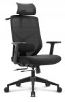Fotel biurowy ergonomiczny obrotowy Hell's Chair HC-1052 czarny tkanina