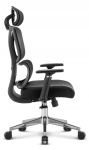 Fotel biurowy ergonomiczny obrotowy Hell's Chair HC-1043 czarny tkanina