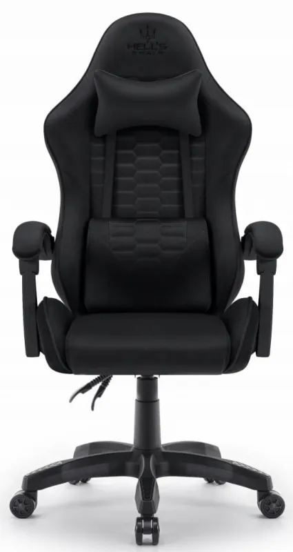 Fotel gamingowy Hell's Chair HC-1000 Black tkanina czarny