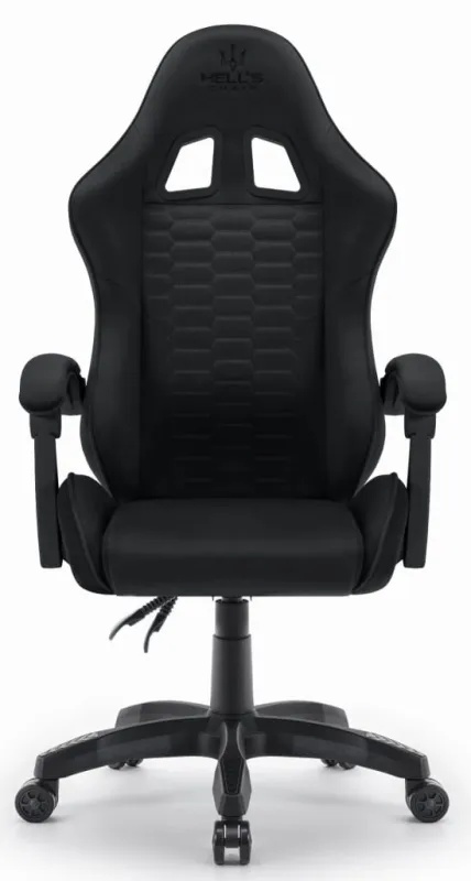 Fotel gamingowy Hell's Chair HC-1000 Black tkanina czarny
