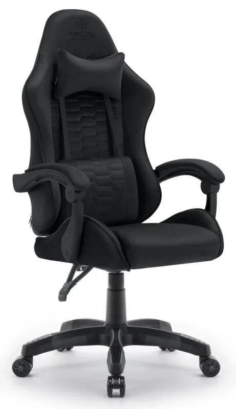 Fotel gamingowy Hell's Chair HC-1000 Black tkanina czarny