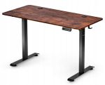 Biurko elektryczne z regulacją wysokości Hells Chair Rustic Brown 120x60 cm