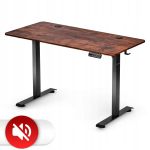 Biurko elektryczne z regulacją wysokości Hells Chair Rustic Brown 120x60 cm