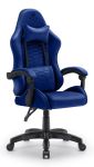 Fotel gamingowy HELL'S CHAIR HC- 1000 Granatowy tkanina