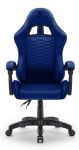 Fotel gamingowy HELL'S CHAIR HC- 1000 Granatowy tkanina