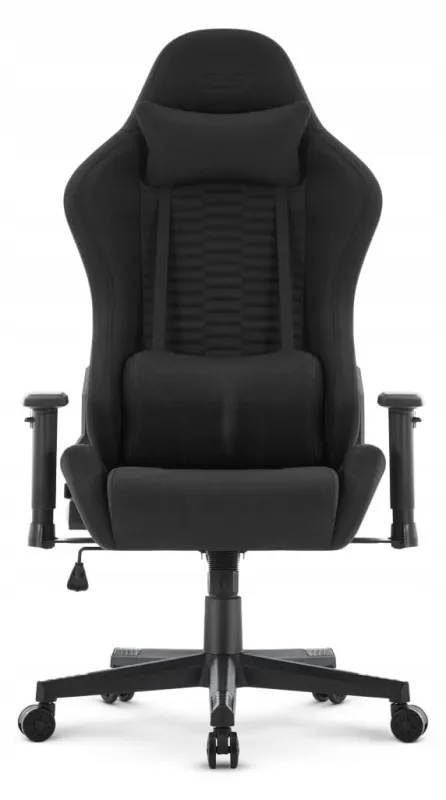 Fotel gamingowy HELL'S CHAIR HC-2000 Black tkanina czarny