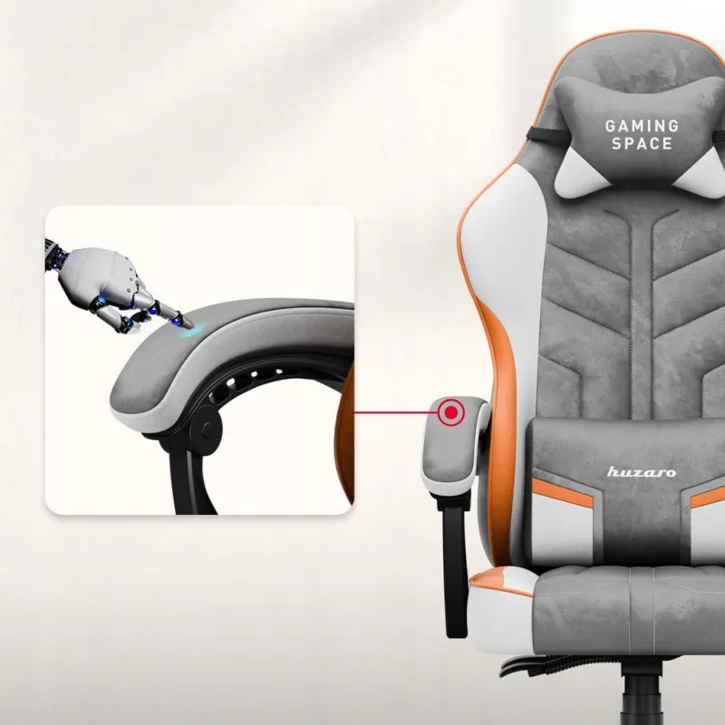Fotel gamingowy Huzaro Force 2.7 Grey