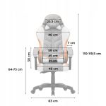 Fotel gamingowy Huzaro Force 2.7 Grey