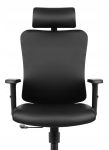 Fotel biurowy ergonomiczny Hell's Chair HC-1041 Czarny Ekoskóra Premium